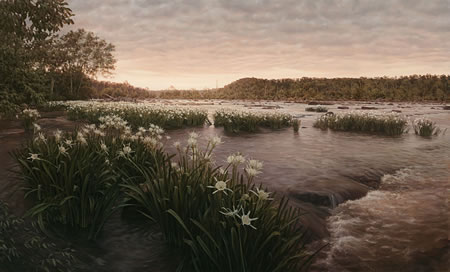 Anthony Shoals, oil on canvas by Philip Juras copyright 2009
