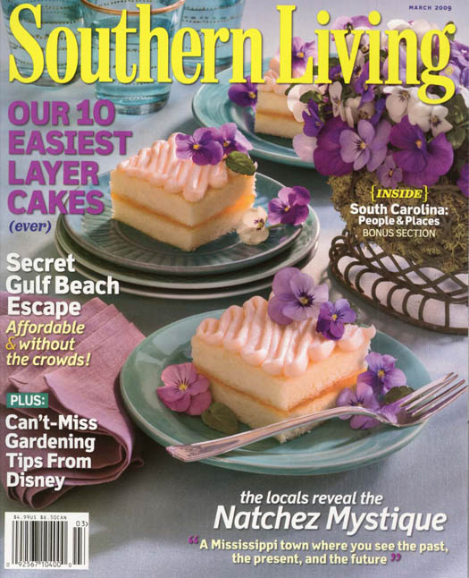 Southern Living magazine, March 2009