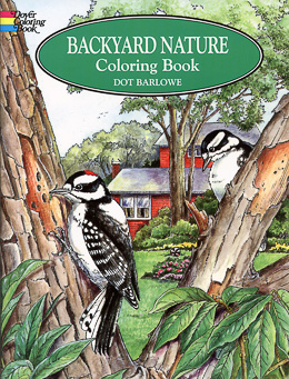 bookcover Backyard Nature Coloring Book